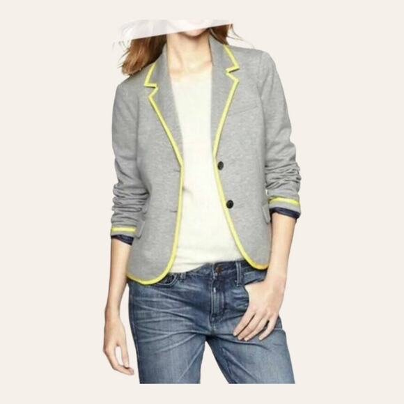 Gap The Academy Blazer contrasting trim size 4 - Picture 1 of 10